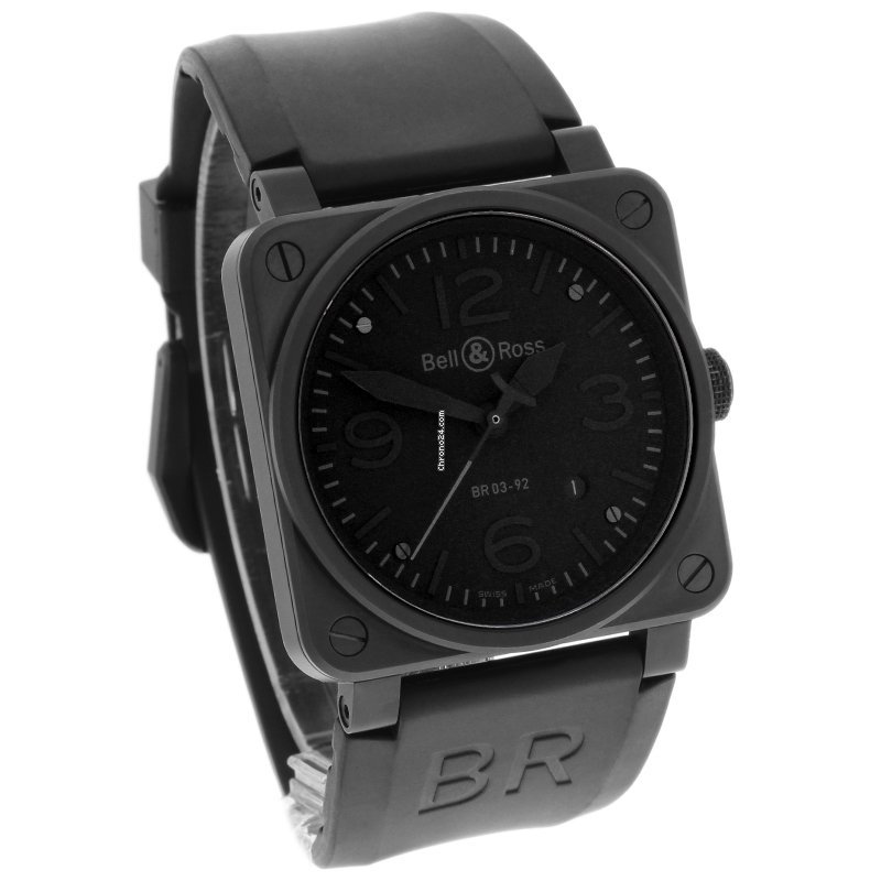 Bell & Ross BR 03 Mens watch Unisex Automatic Steel BR03-92-S Replica 4