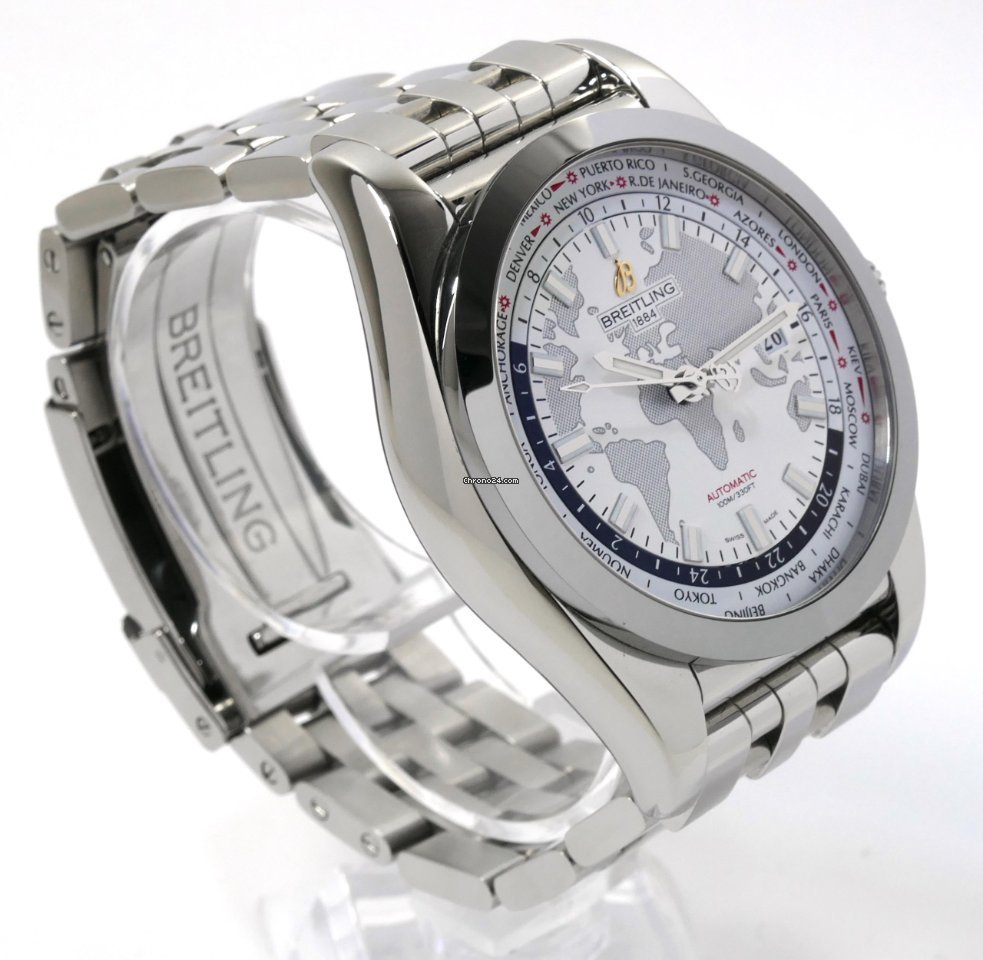 Breitling Galactic Unitime WB3510U0 A777-375A Replica 4