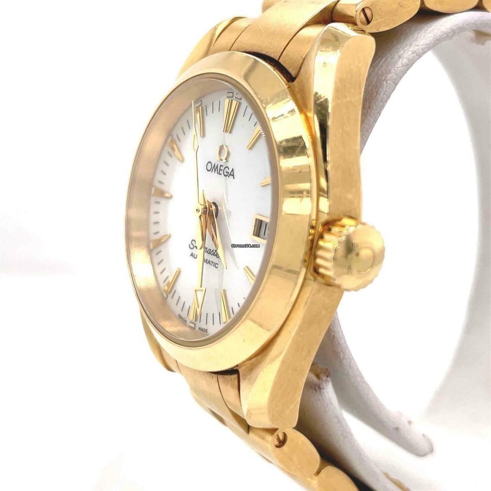 Omega Seamaster Aqua Terra Automatic Yellow gold 566 1110 Replica 4