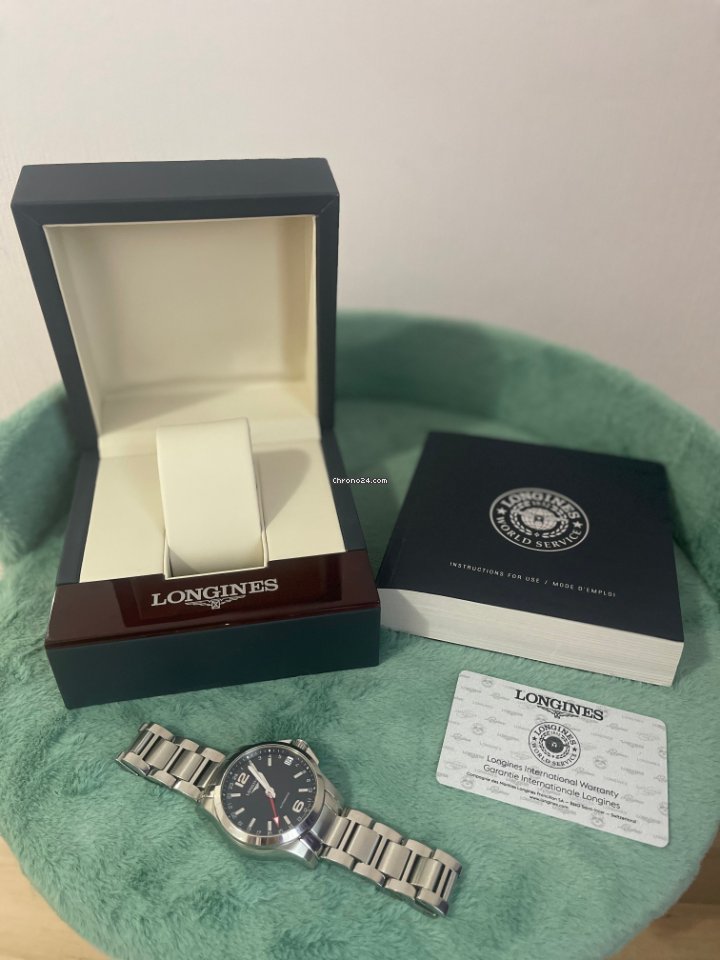 Longines Conquest Mens watch Unisex Automatic Steel L3.687.4.56.6 Replica 4