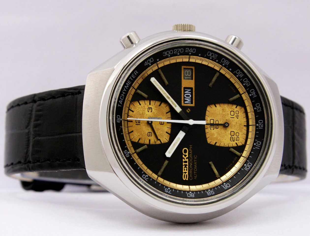 Seiko Mens watch Unisex Automatic Steel 6138-8030 Replica 4