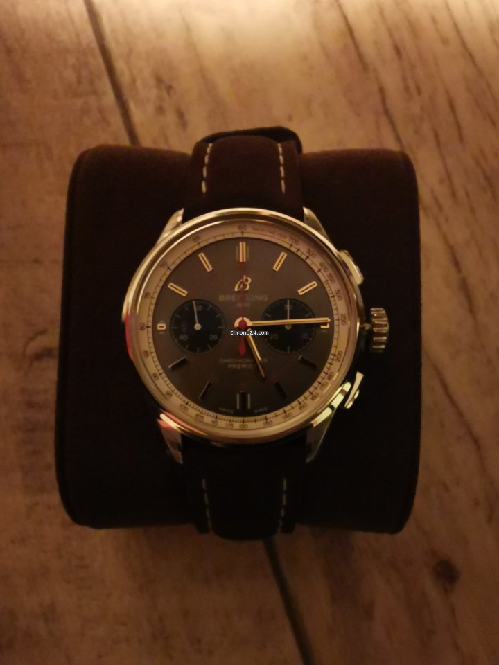 Breitling Mens watch Unisex Automatic Steel AB0118A31B1X2 Replica 4