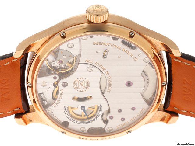 IMG_9081 IWC Portuguese Hand-Wound Mens watch Unisex Manual winding Red gold IW510206 Replica 4