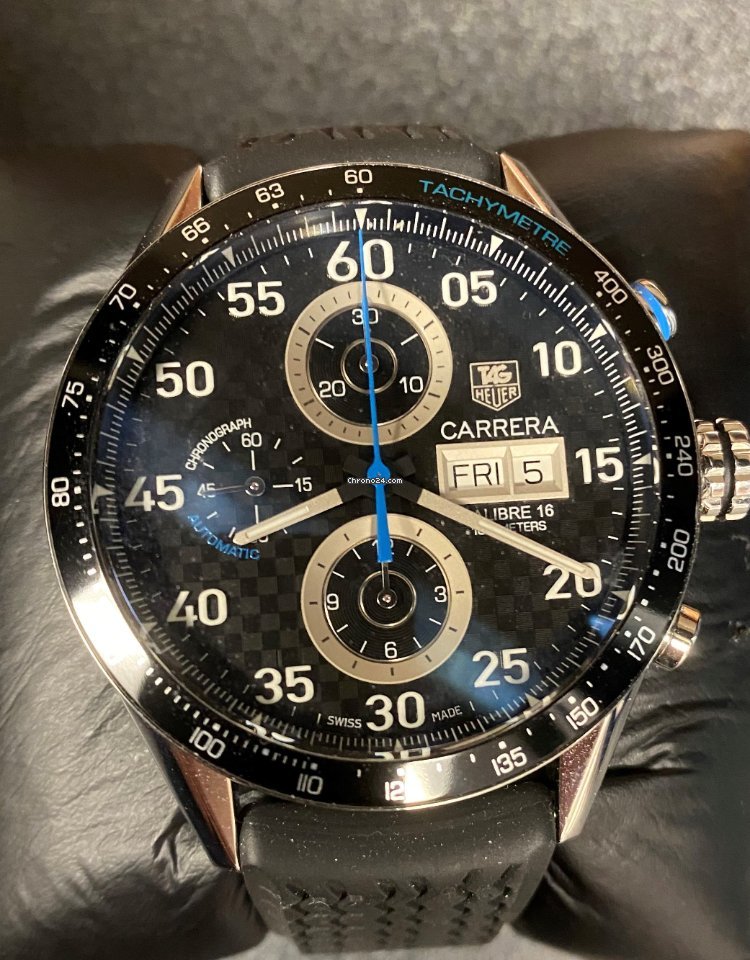 IMG_9081 TAG Heuer Carrera Calibre 16 Mens watch Unisex Automatic Steel CV2A16 Replica 4