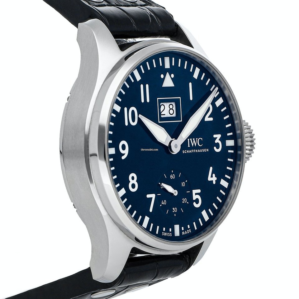 IMG_9081 IWC Big Pilot Mens watch Unisex Manual winding Steel IW5105-03 Replica 4