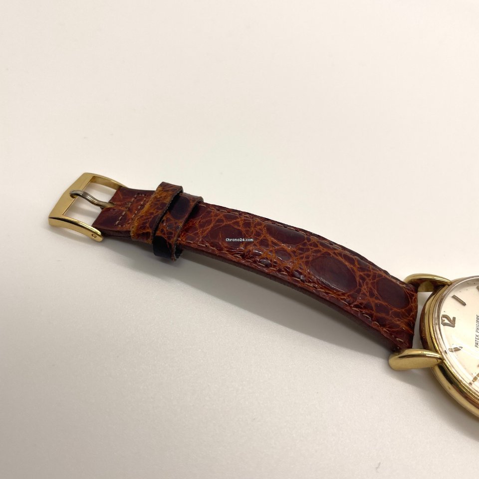 IMG_9081 Patek Philippe Calatrava Mens watch Unisex Manual winding Yellow gold 1543 Replica 4