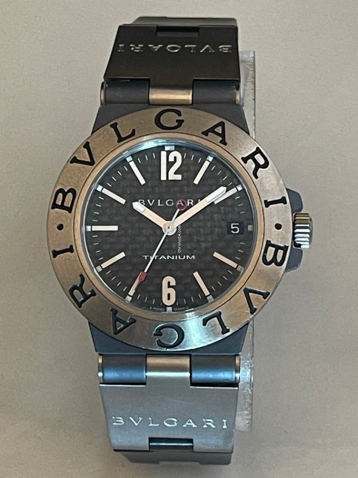 Bulgari Diagono Mens watch Unisex Automatic Titanium TI 38 TA Replica 4