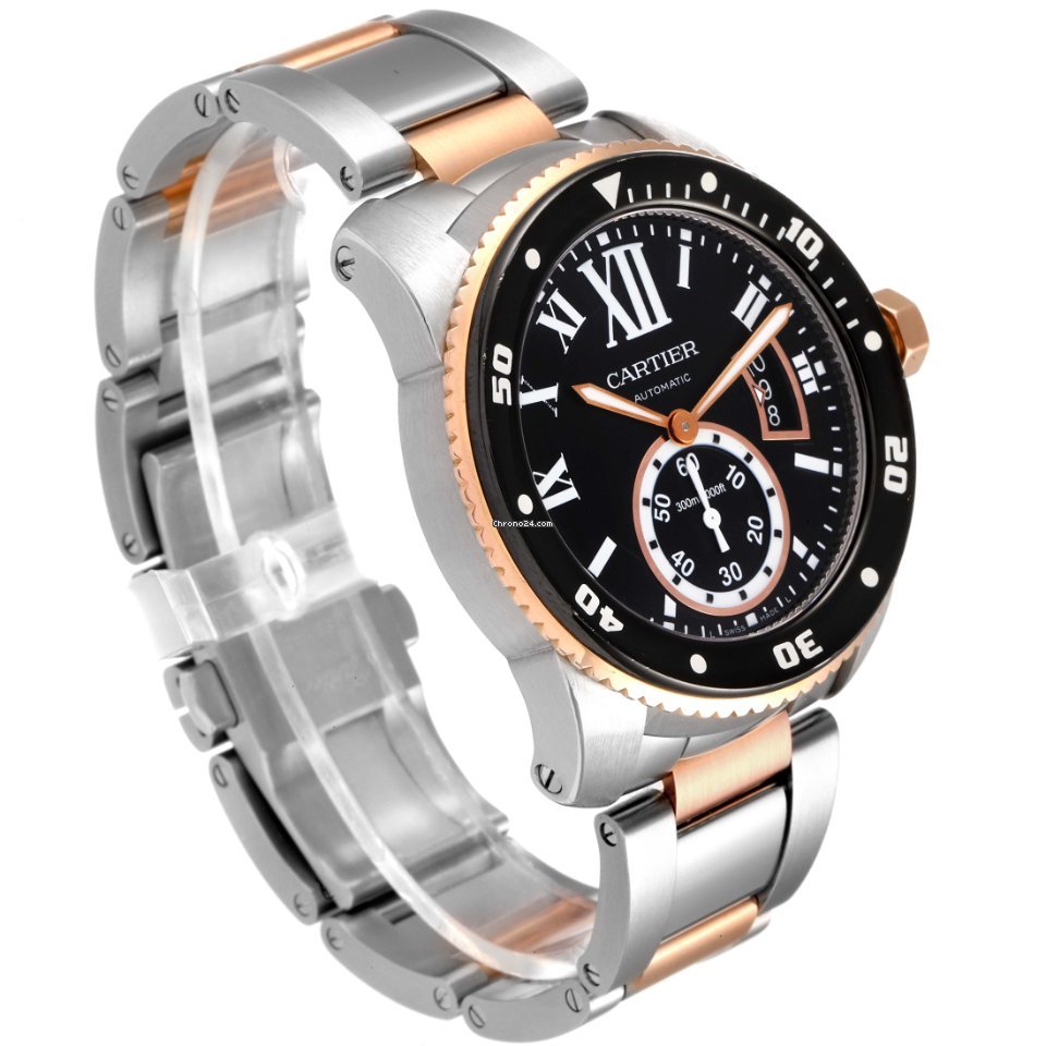 Cartier Calibre de Cartier Diver Mens watch Unisex Automatic Steel W7100054 Replica 4