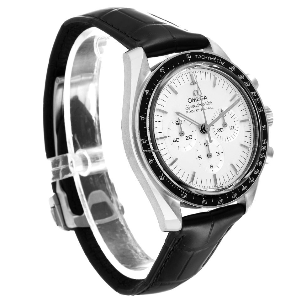 IMG_9081 Omega Speedmaster Professional Moonwatch Mens watch Unisex Manual winding White gold 310.63.42.50.02.001 Replica 4