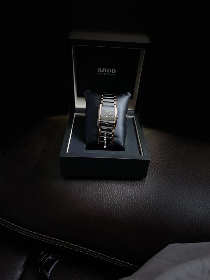 IMG_9081 Rado Integral Mens watch Unisex Quartz Steel R20219712 Replica 4