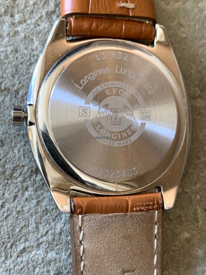 Longines Mens watch Unisex Quartz Steel L3.632.4 Replica 4
