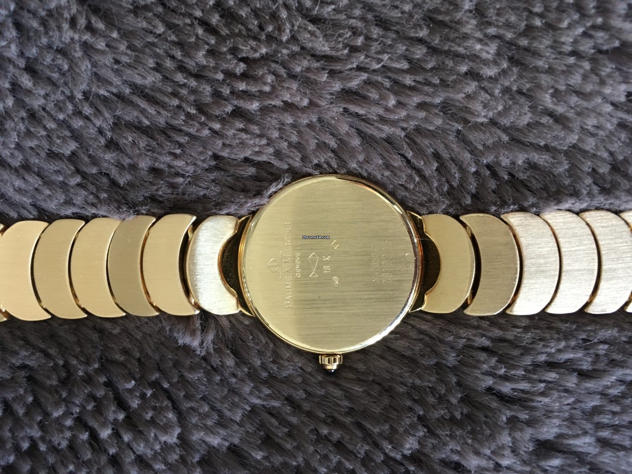 IMG_9081 Baume & Mercier Womens watch Quartz Gold Steel MVD035067 Replica 4