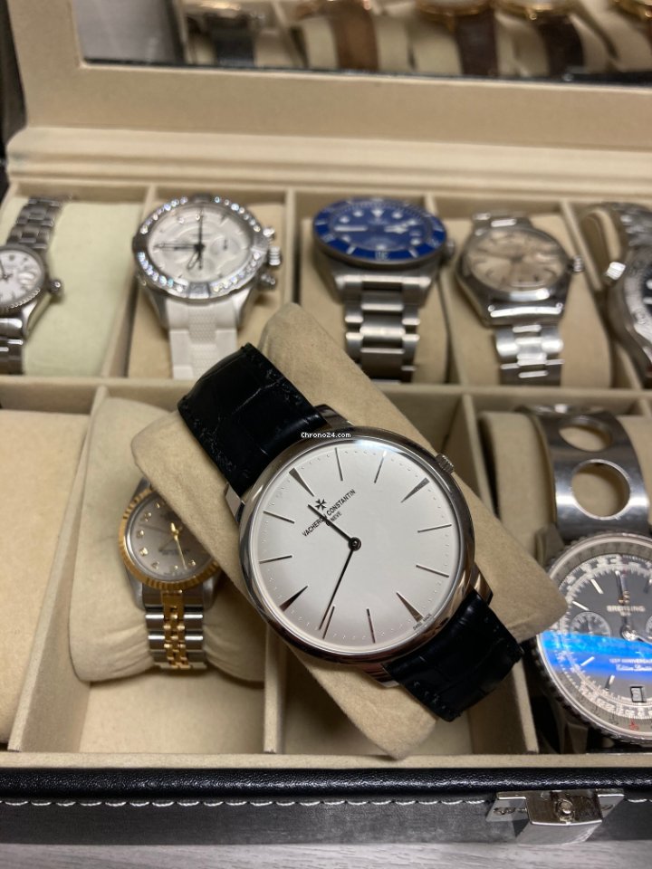 Vacheron Constantin Patrimony Mens watch Unisex Manual winding White gold 81180 000G-9117 Replica 4