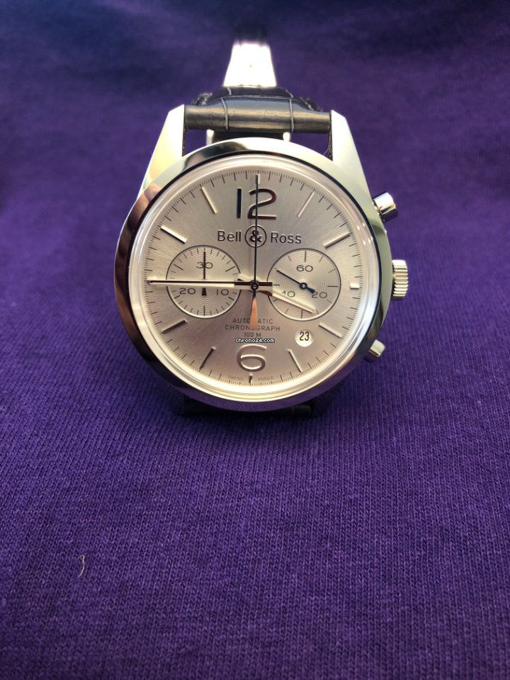 Bell & Ross Vintage Mens watch Unisex Automatic Steel BRG126-WH-ST SCR Replica 4