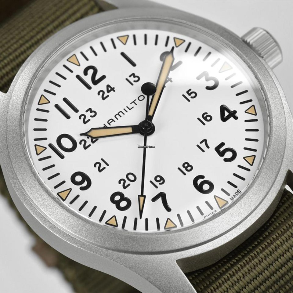 Hamilton Khaki Field Mens watch Unisex Manual winding Steel H69529913 Replica 4