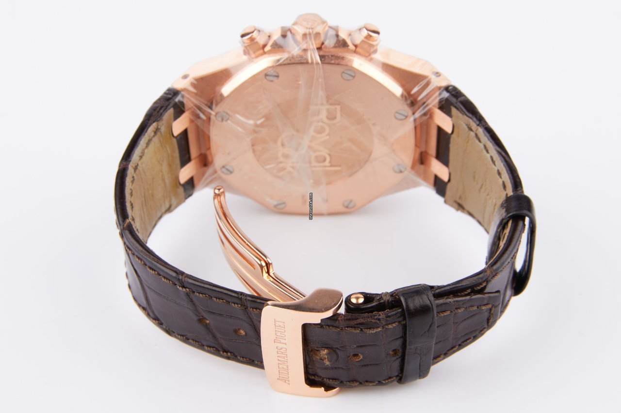 IMG_9081 Audemars Piguet Royal Oak Chronograph Mens watch Unisex Automatic Rose gold 26331OR.OO.D821CR.01 Replica 4