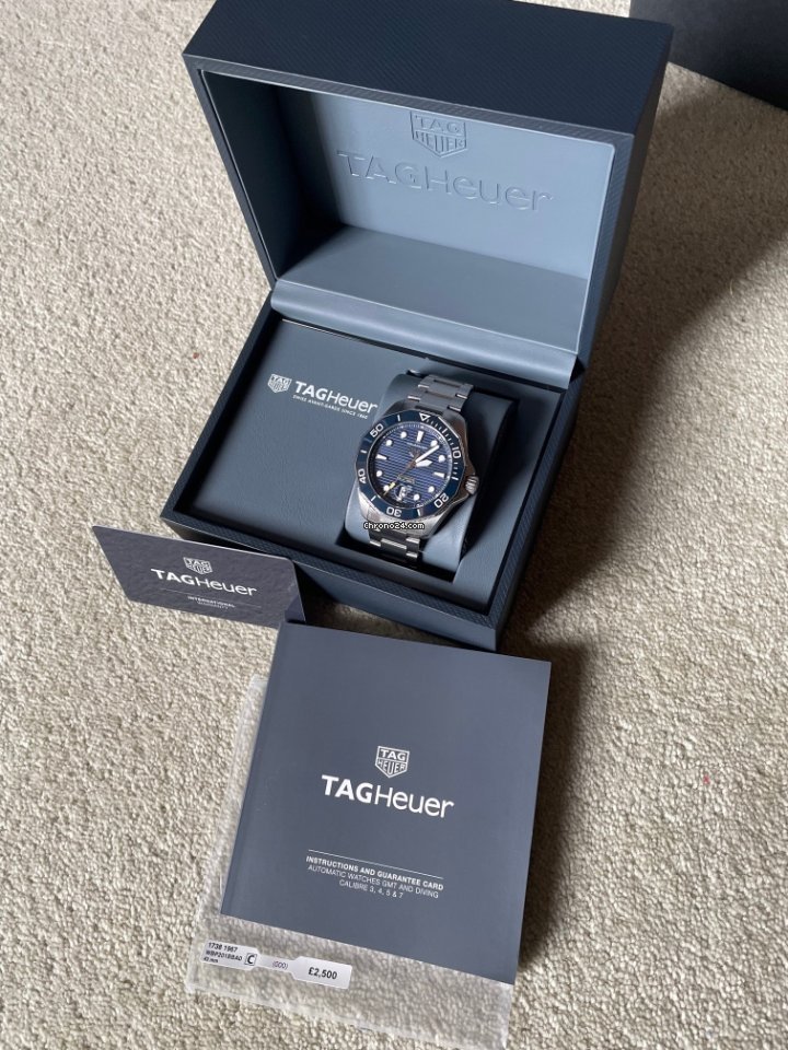 TAG Heuer Aquaracer 300M Mens watch Unisex Automatic Steel WBP201B.BA0632 Replica 4
