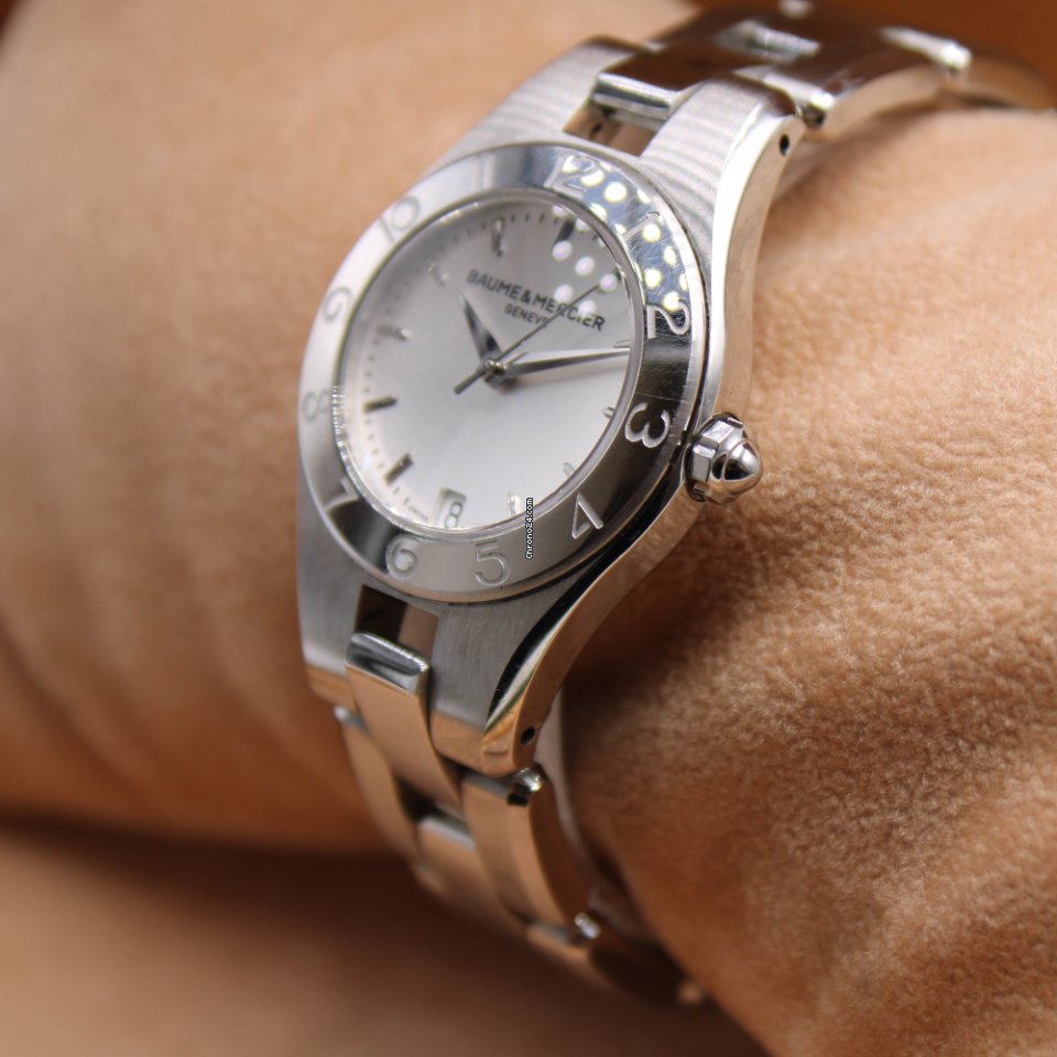 IMG_9081 Baume & Mercier Linea Womens watch Quartz Steel M0A10009 Replica 4