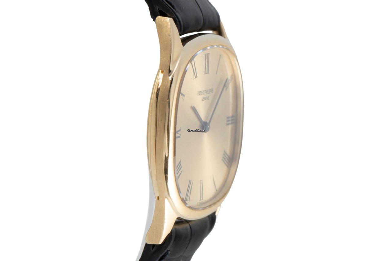 Patek Philippe Golden Ellipse Mens watch Unisex Manual winding Yellow gold 3845 Replica 4