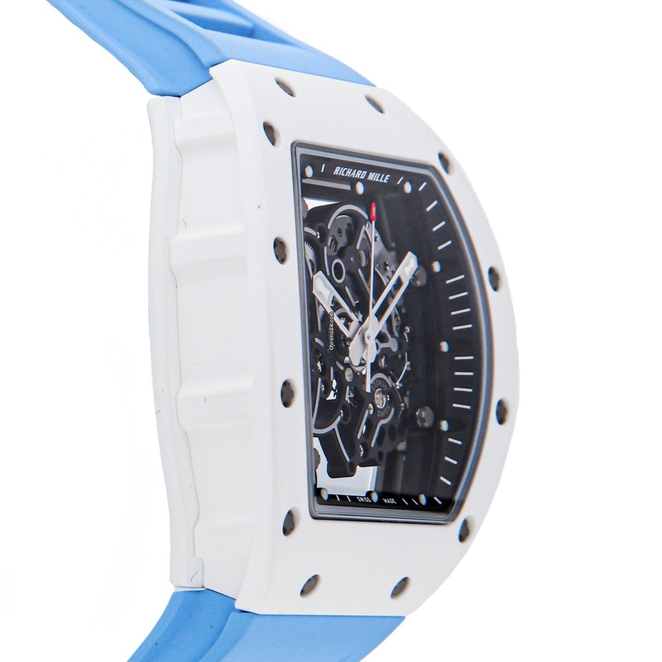 Richard Mille RM 055 Mens watch Unisex Manual winding Ceramic RM 055 Replica 4