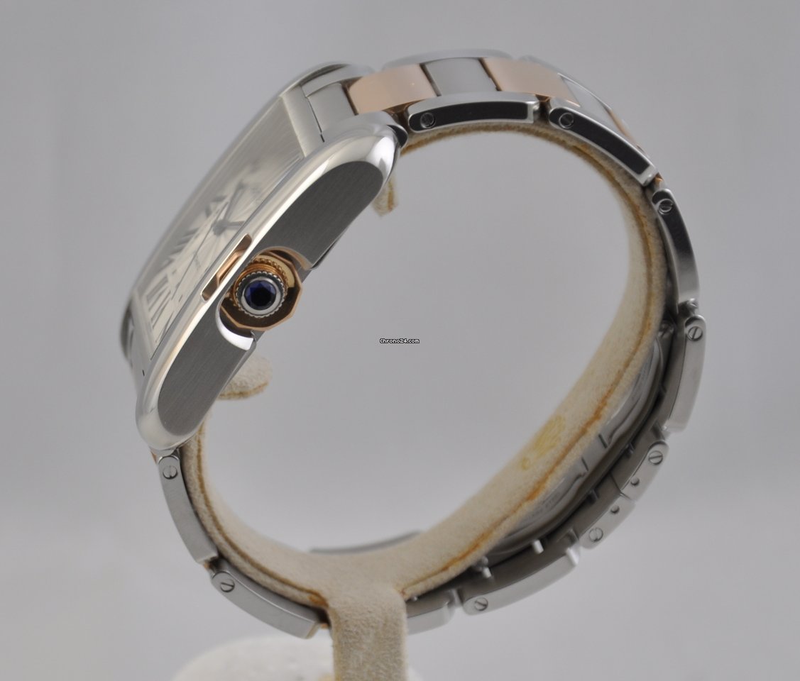 IMG_9081 Cartier Tank Anglaise Mens watch Unisex Automatic Gold Steel w5310006 Replica 4