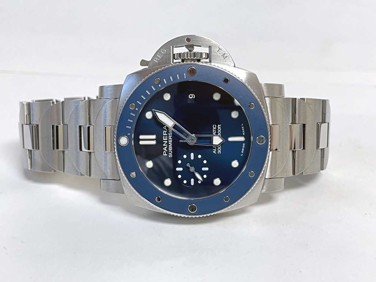 IMG_9081 Panerai Luminor Submersible Mens watch Unisex Automatic Steel PAM01068PO-1 Replica 4