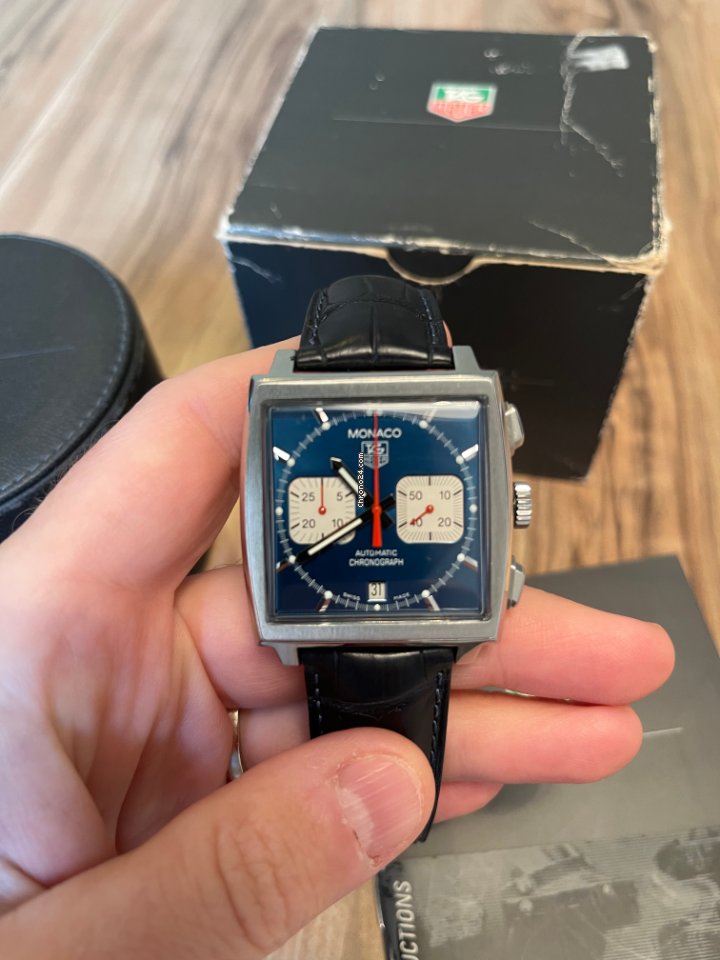IMG_9081 TAG Heuer Monaco Mens watch Unisex Automatic Steel CW2113.FC6183 Replica 4