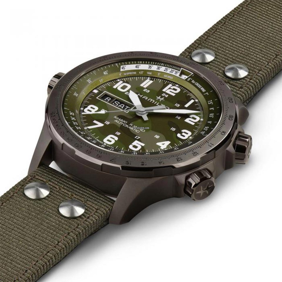 IMG_9081 Hamilton Khaki X-Wind Mens watch Unisex Automatic Steel H77775960 Replica 4