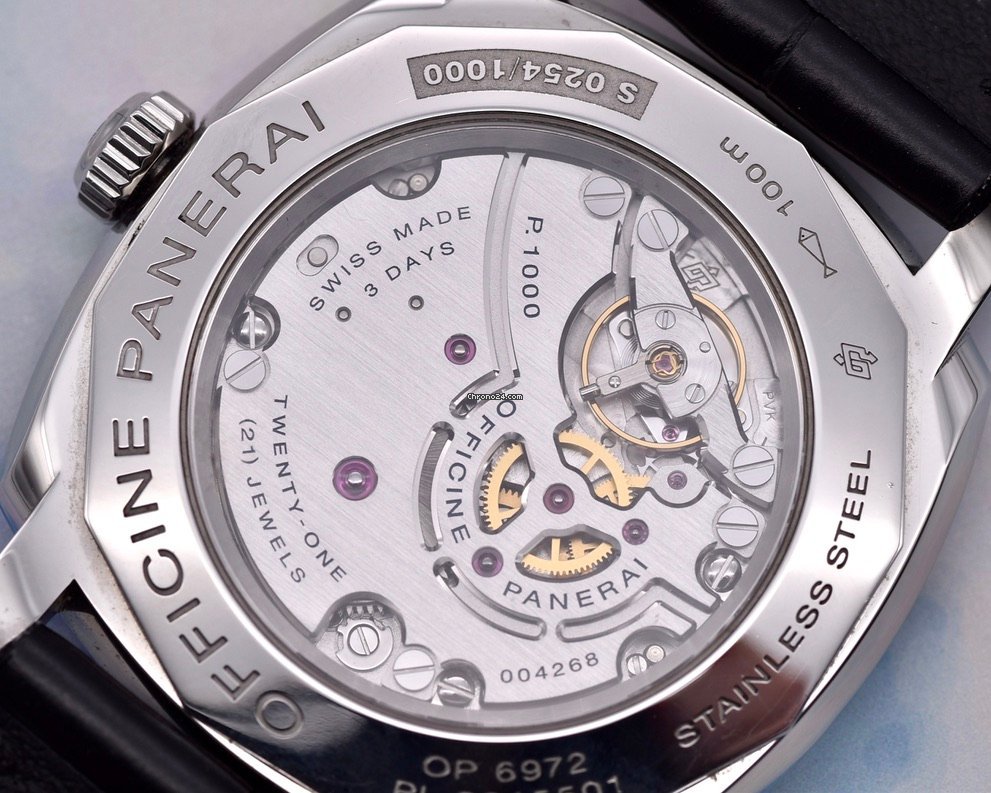 Panerai Radiomir 1940 3 Days Mens watch Unisex Manual winding Steel PAM 00574 Replica 4