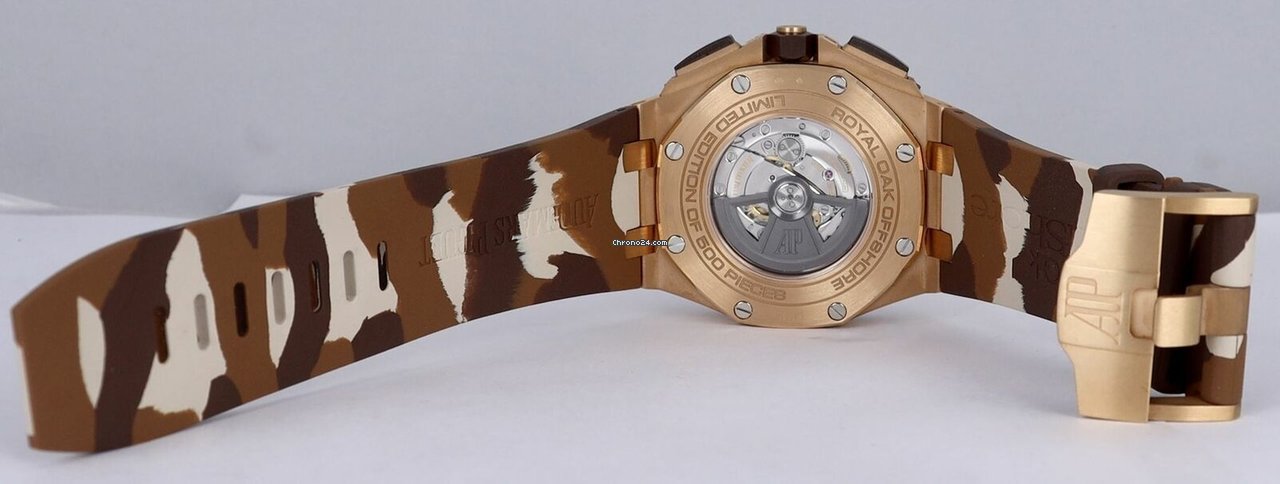 IMG_9081 Audemars Piguet Royal Oak Offshore Chronograph Mens watch Unisex Automatic Rose gold 26401RO.OO.A087CA.01 Replica 4