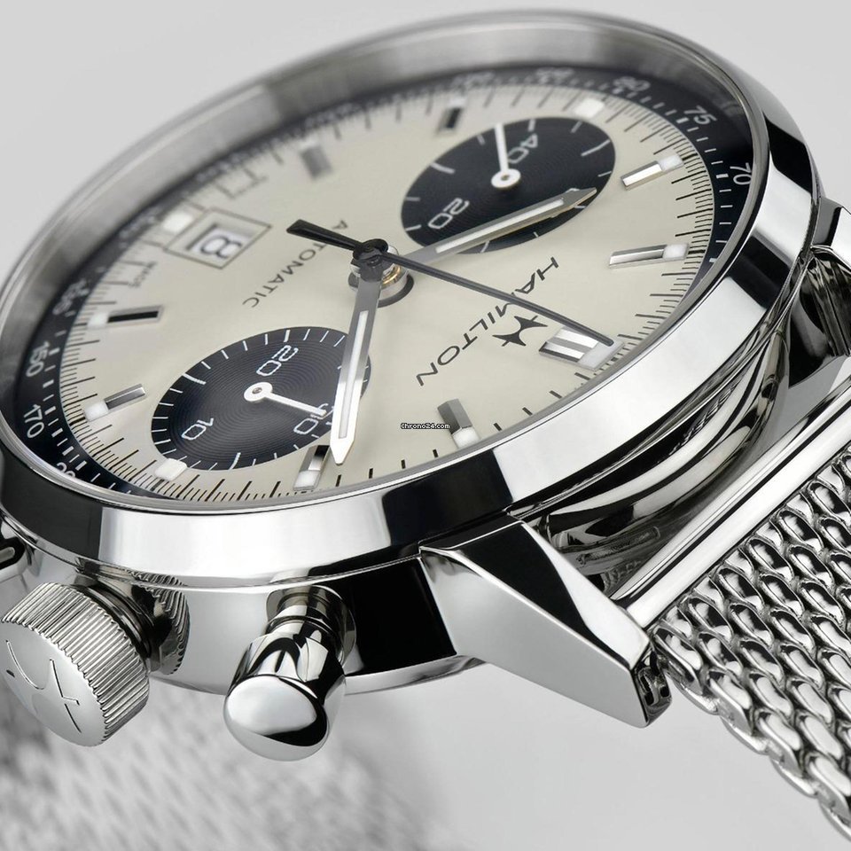 Hamilton Intra-Matic Mens watch Unisex Automatic Steel H38416111 Replica 4