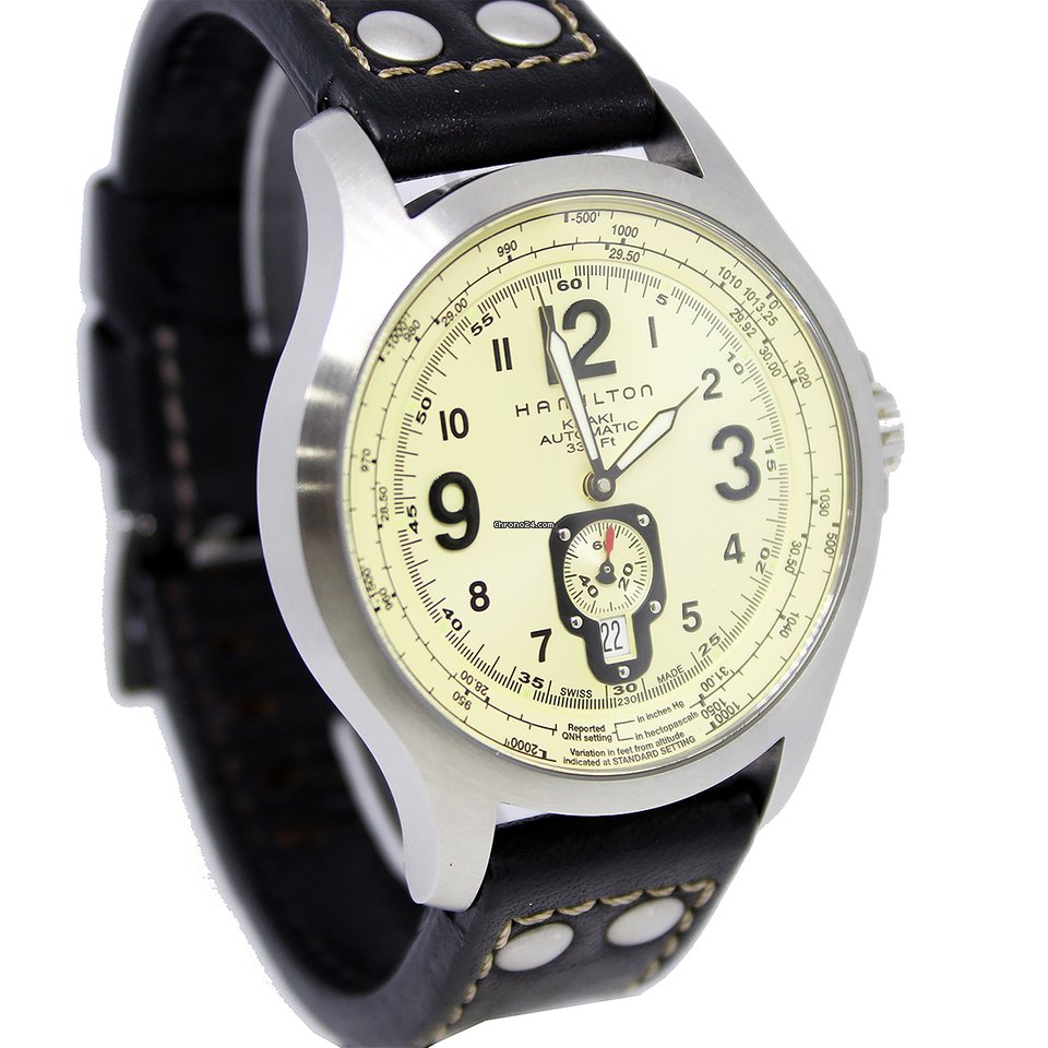 IMG_9081 Hamilton Khaki Aviation Mens watch Unisex Automatic Steel H76515523 Replica 4
