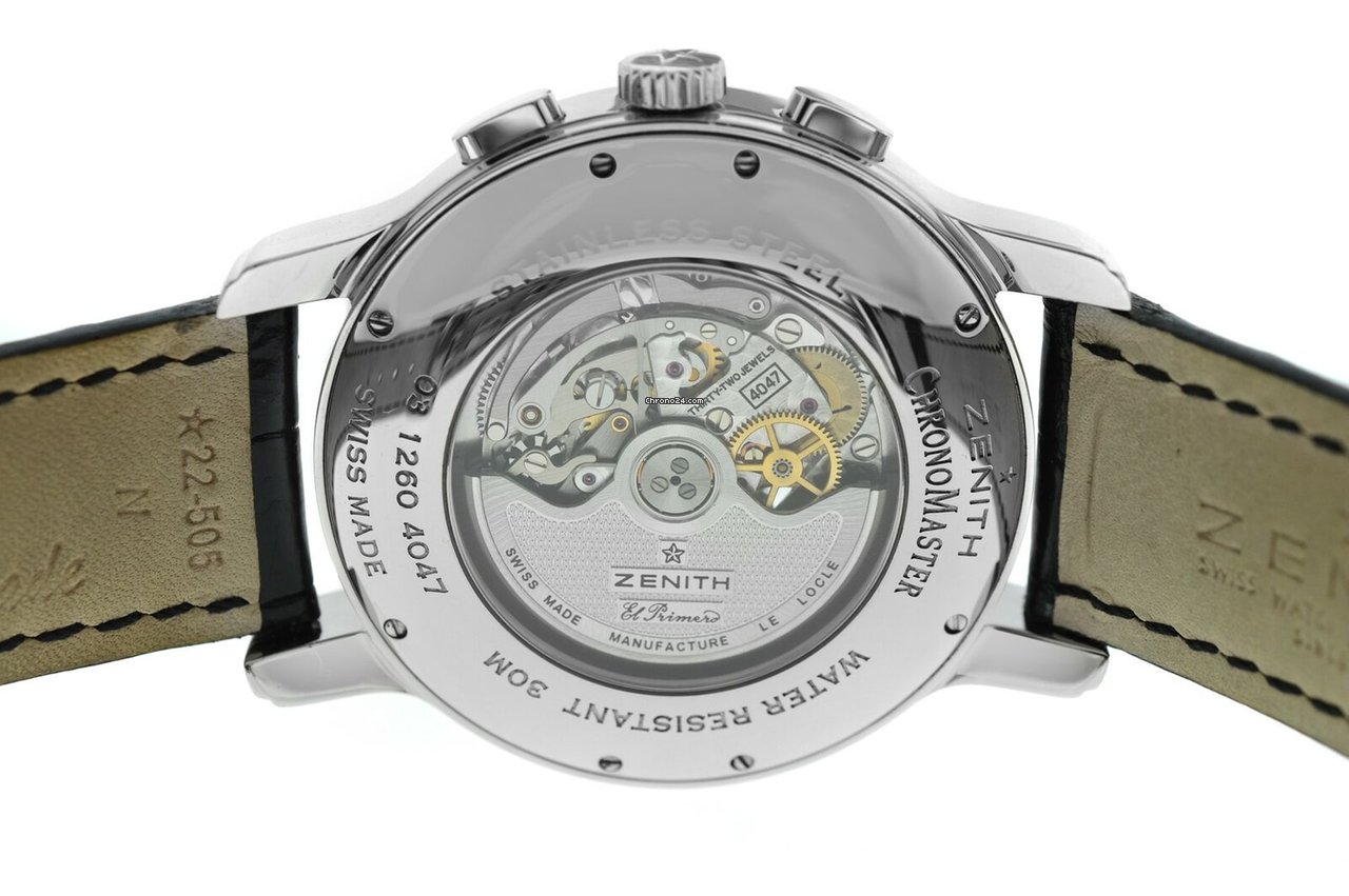 IMG_9081 Zenith Mens watch Unisex Automatic Steel 1260 4047 Replica 4