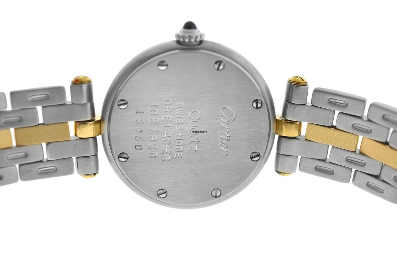 IMG_9081 Cartier Panthere Womens watch Quartz Gold Steel 1057920C Replica 4