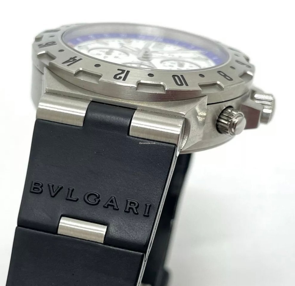 IMG_9081 Bulgari Diagono Mens watch Unisex Automatic Steel GMT40SFB Replica 4