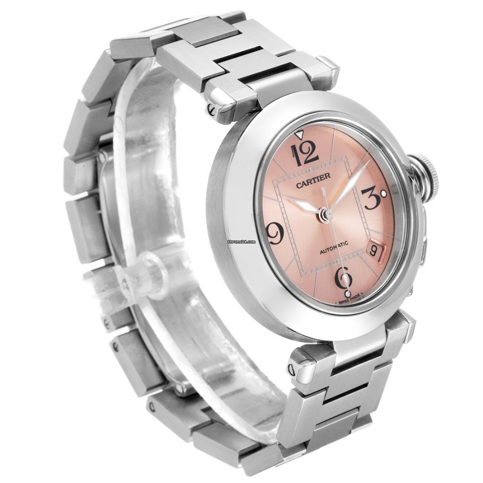 IMG_9081 Cartier Pasha C Womens watch Automatic Steel W31075M7 Replica 4