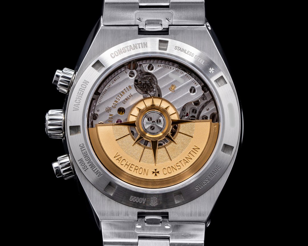 IMG_9081 Vacheron Constantin Overseas Chronograph Mens watch Unisex Automatic Steel 5500V 110A-B481 Replica 4