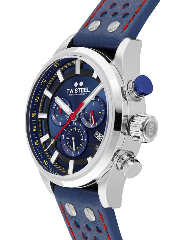 TW Steel Mens watch Unisex Quartz Steel SVS206 Replica 4