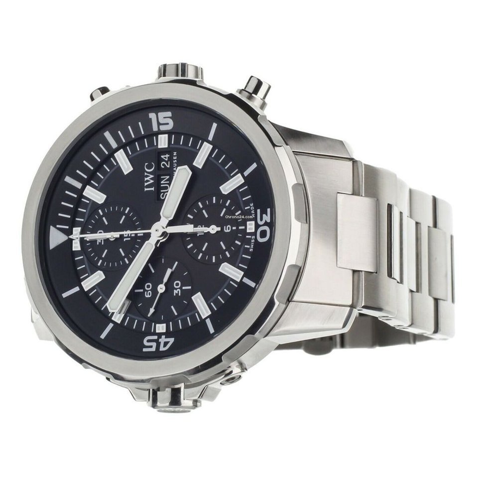 IWC Aquatimer Chronograph Mens watch Unisex Automatic Steel IW376804 Replica 4