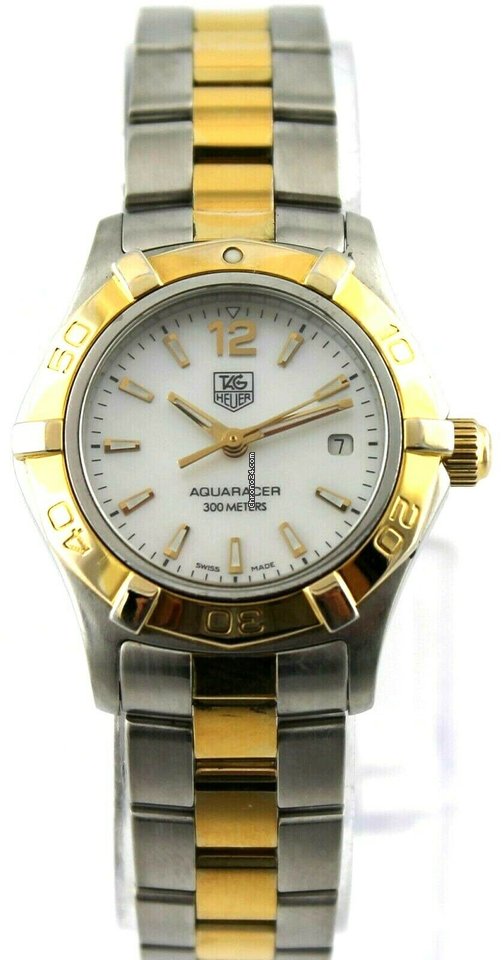 IMG_9081 TAG Heuer Aquaracer Lady Quartz Gold Steel WAF1424.BB0814 Replica 4