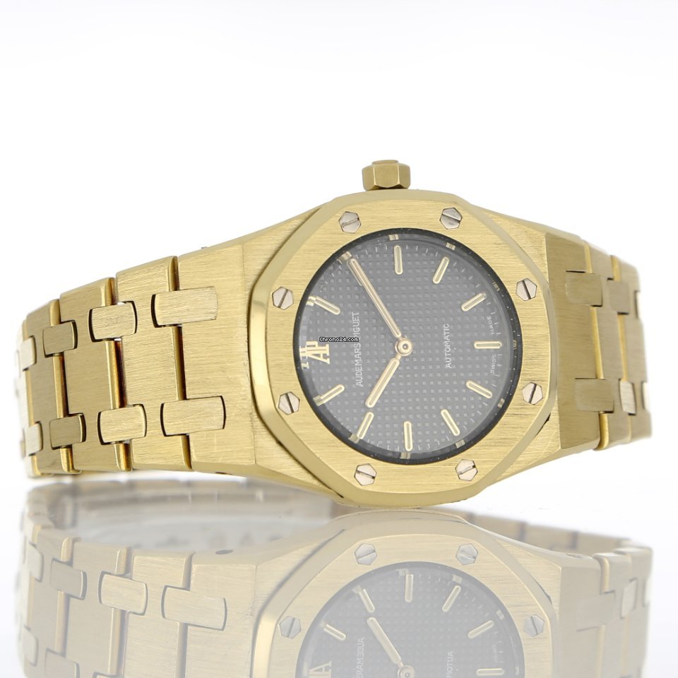 IMG_9081 Audemars Piguet Royal Oak Womens watch Automatic Yellow gold 8638BA Replica 4
