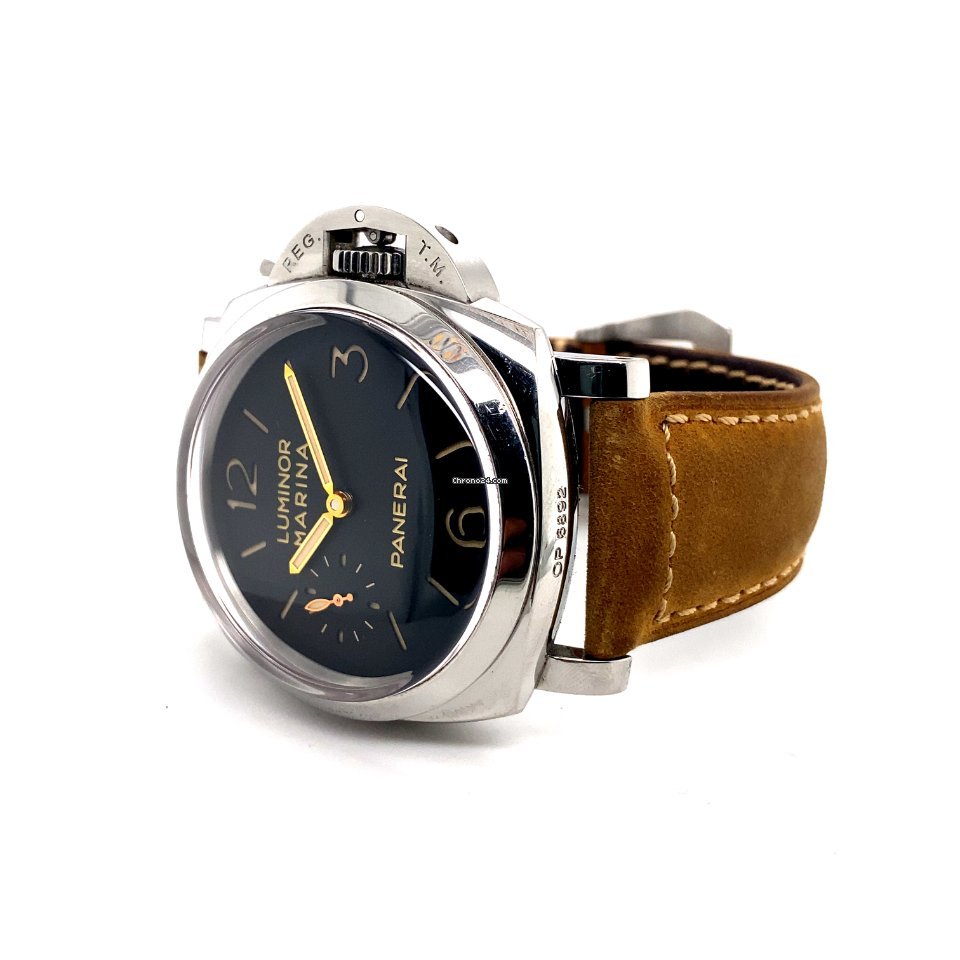 IMG_9081 Panerai Luminor Marina 1950 3 Days Mens watch Unisex Manual winding Steel PAM 00422orPAM 422 Replica 4