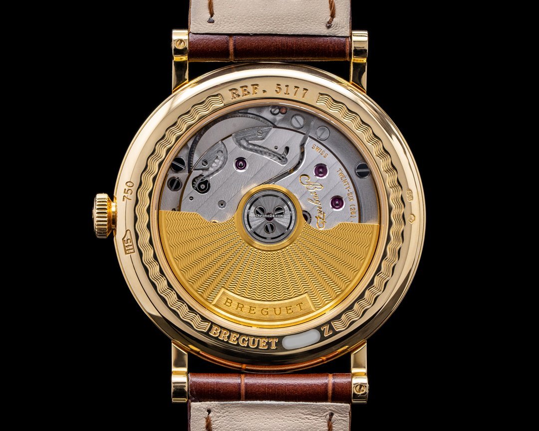 Breguet Classique Mens watch Unisex Automatic Yellow gold 5177BA 12 9V6 Replica 4
