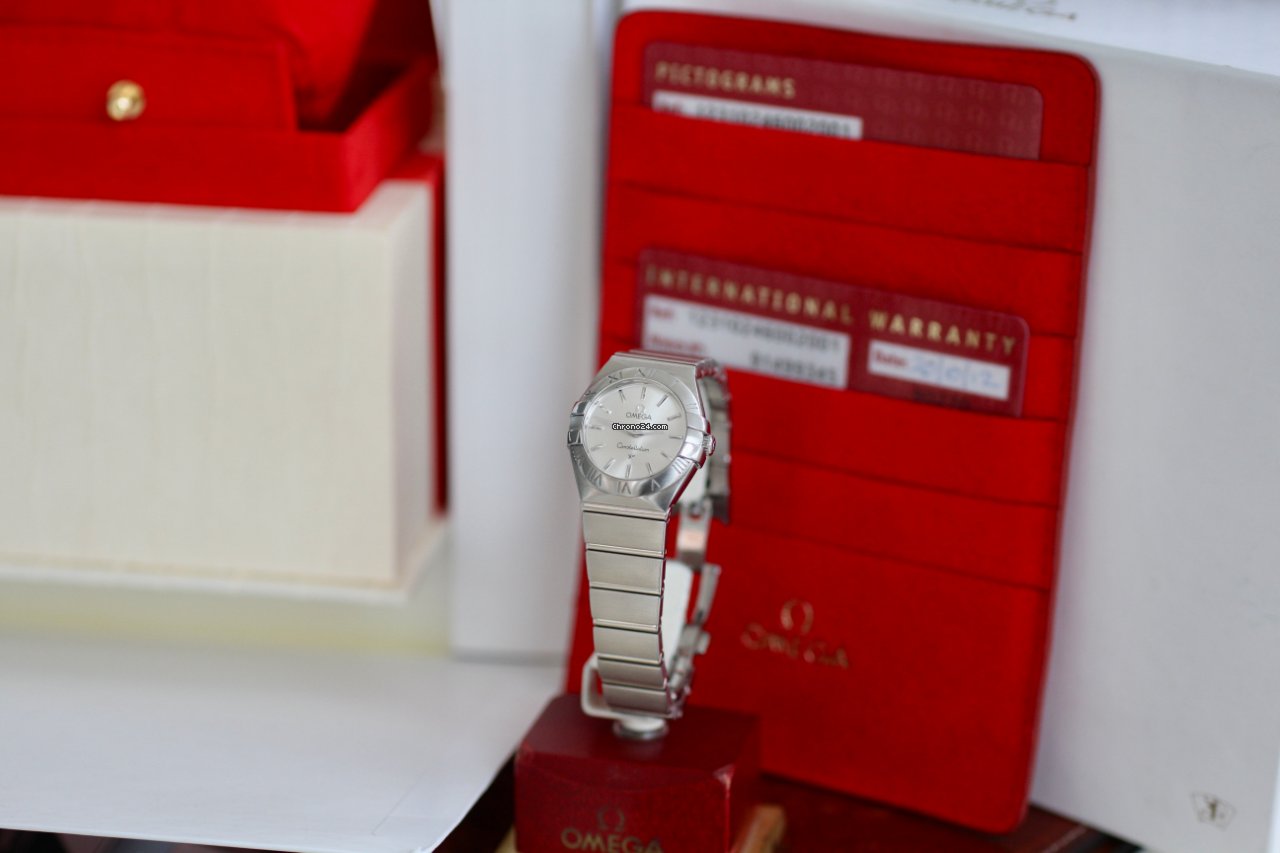IMG_9081 Omega Constellation Quartz Womens watch Quartz Steel 123.10.24.60.02.001 Replica 4