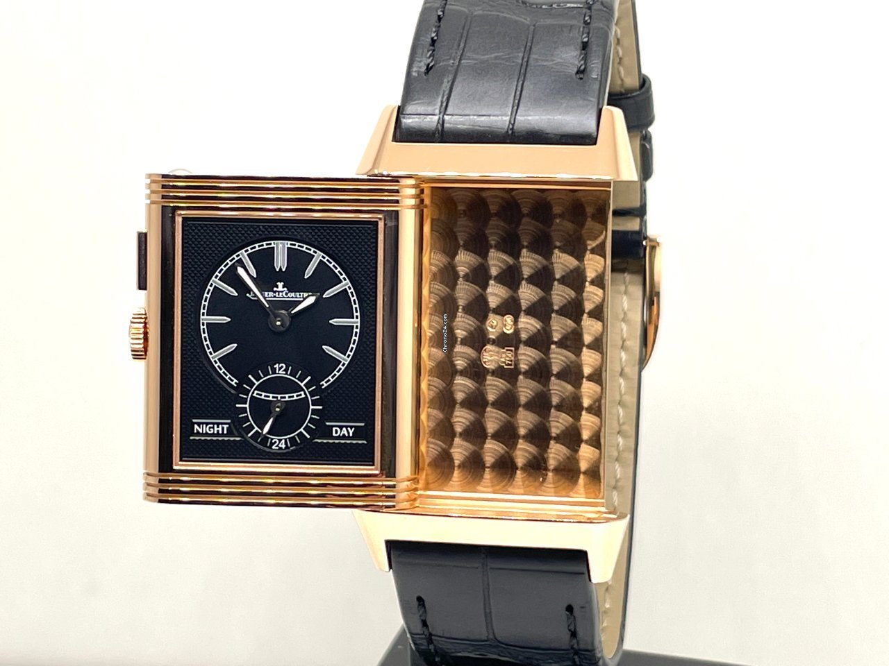 IMG_9081 Jaeger-LeCoultre Grande Reverso Ultra Thin Duoface Manual winding Rose gold Q3782520 Replica 4