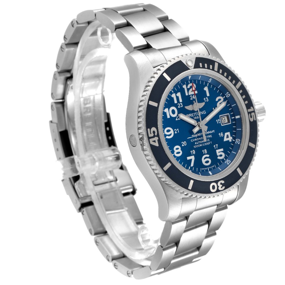 IMG_9081 Breitling Superocean II 44 Mens watch Unisex Automatic Steel A17392D8 C910 Replica 4