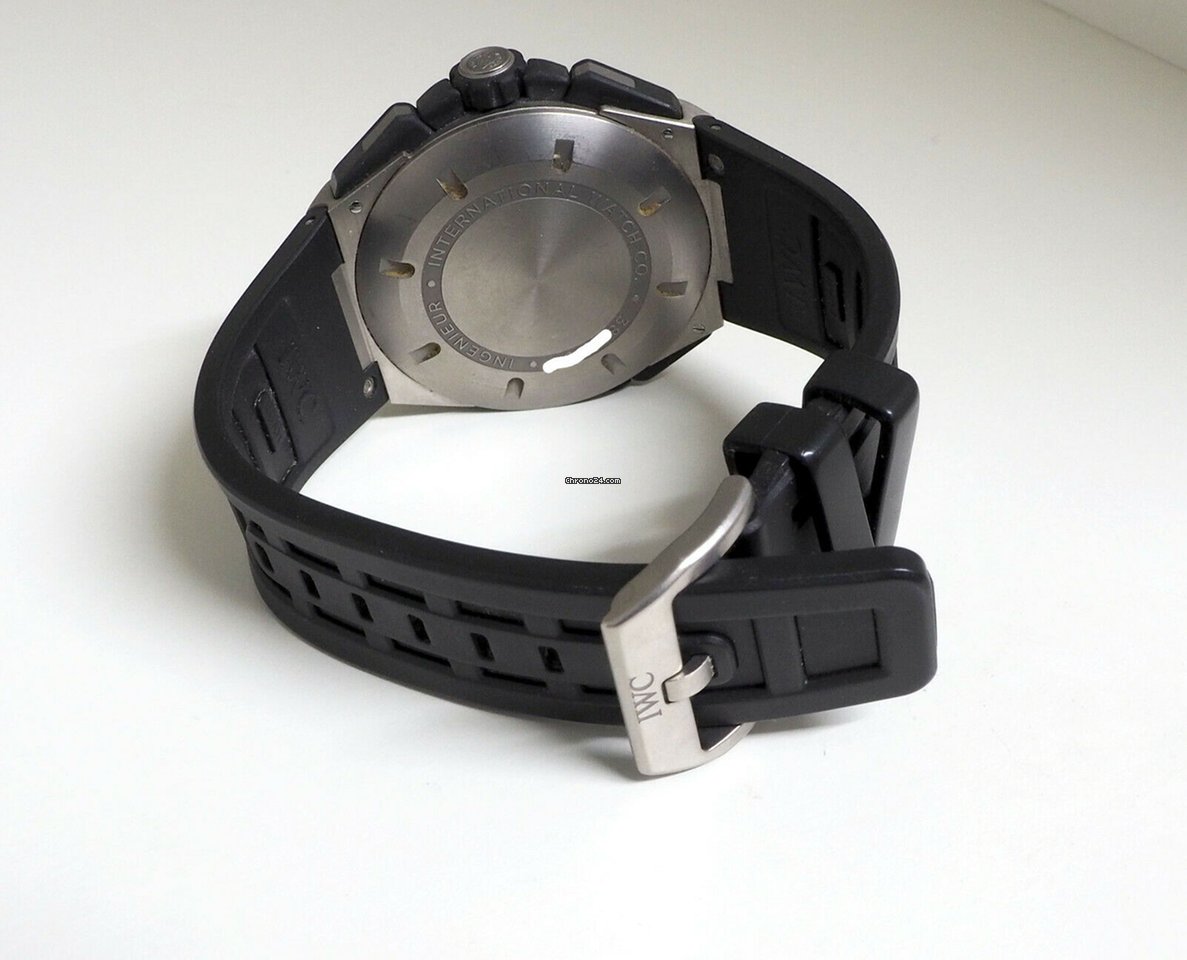 IWC Ingenieur Double Chronograph Titanium Titanium 3765 Replica 4
