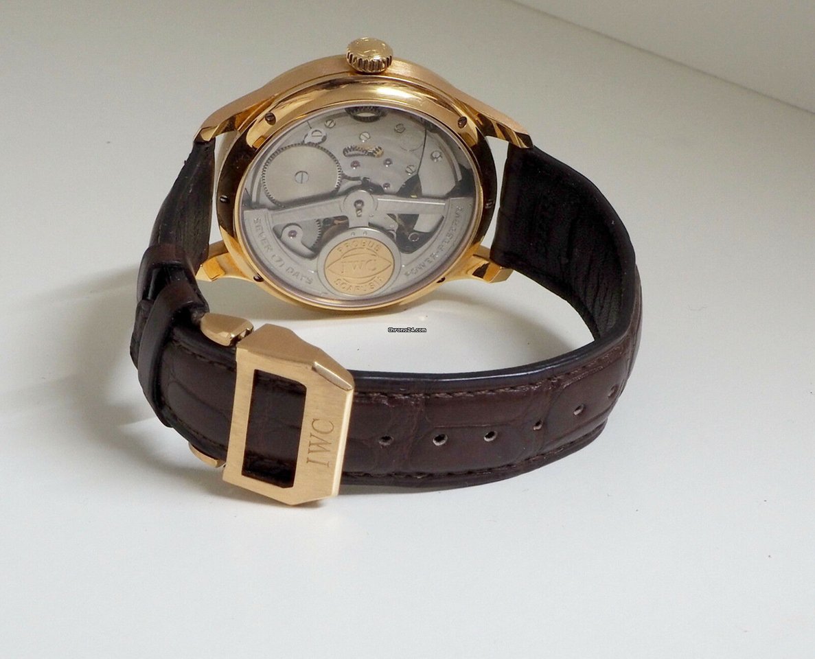 IWC Portuguese Tourbillon Automatic Red gold 5042 Replica 4