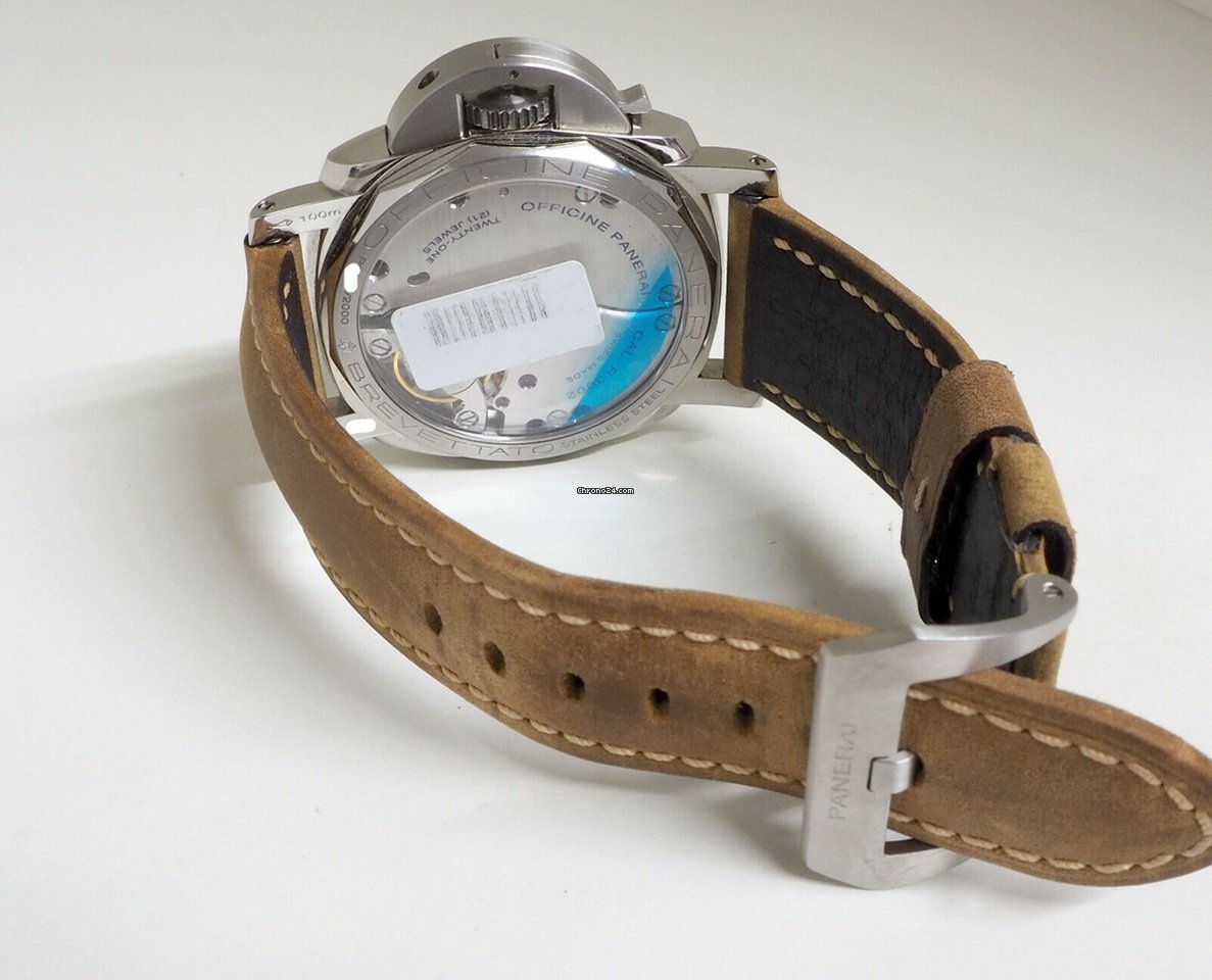 Panerai Luminor 1950 3 Days Power Reserve Steel 47 PAM 423 Replica 4