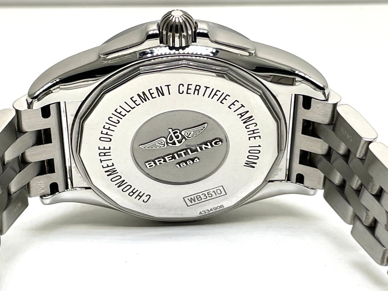 IMG_9081 Breitling Galactic Unitime Automatic Steel WB3510U4 Replica 4